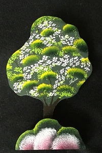 DOGWOOD TREE Shelia's NEUWERTIG TOLLES ZUBEHÖRSTÜCK Made in Charleston SC - Bild 1 von 2