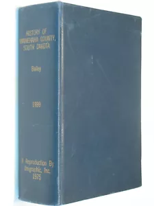 History Minnehaha County South Dakota SD 1899 reprint genealogy Sioux Falls - Foto 1 di 1