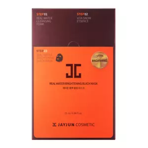 JAYJUN New Real Water Brightening Black Mask 1Pack (10 Pcs)/Normal, dull, uneven - Picture 1 of 10