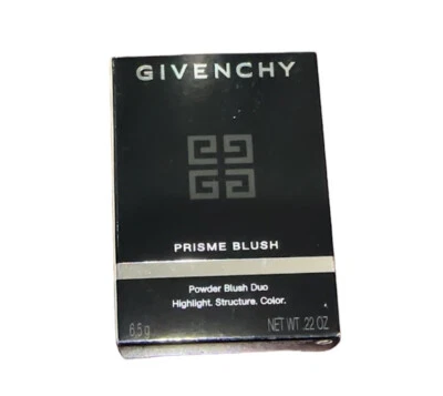 GIVENCHY PRISME BLUSH POWDER BLUSH DUO #06 ROMANTICA FULL SIZE .22 OZ / 6.5 g - Image 1 of 2