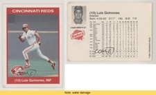 1990 Kahn's Cincinnati Reds Luis Quinones #10