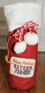 Happy Holidays Florida Alligatoren Fan Santa Kordelzug Urlaub Wein Geschenk Sack Tasche - Bild 1 von 3