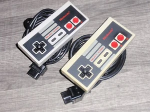 2 OEM Original NES-004 Gamepad Controllers for NES Nintendo Entertainment System - Picture 1 of 16