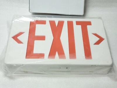 LUMAPRO 6CGL5 1 or 2 FACE EMERGENCY BATTERY BACKUP LED EXIT SIGN