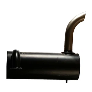 HITACHI ZAXIS 75 / 75UR EXHAUST- SILENCER BOX/MUFFLER WITH STAINLESS STEEL PIPE - Foto 1 di 5