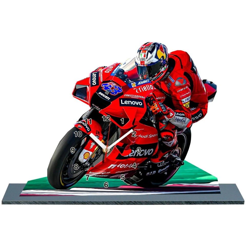 Jack Miller, Moto GP 2021, Ducati with clock 11,8x 7,8 inches, 01 - Image 1 of 1