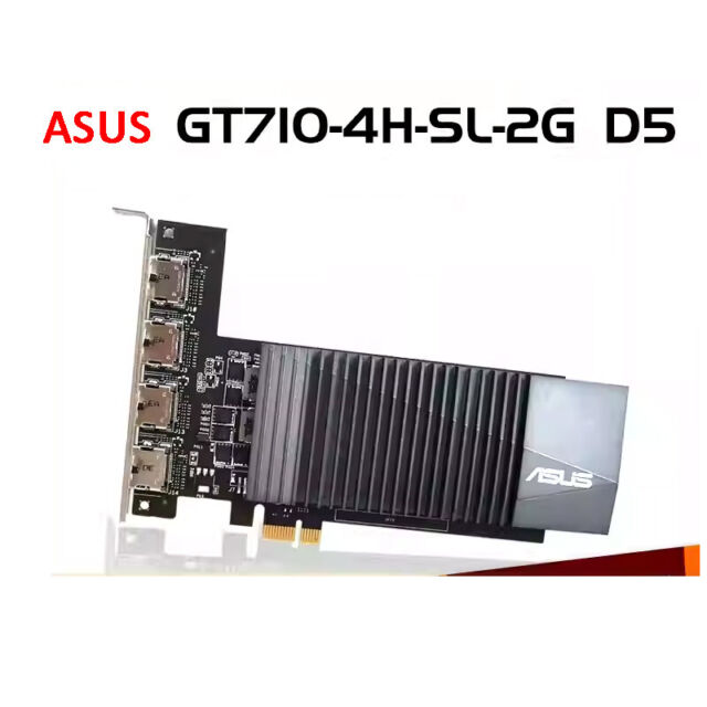 Szmz novo cartão básico escritório gt 710 placa de vídeo gt710 2gb placa de  exibição gráfica 2gb para desktop servidor placa-mãe x99 - AliExpress