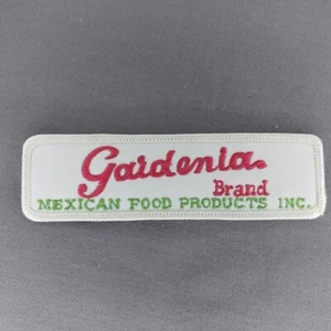 Gardenia Marke Mexican Food Products Inc. 4 3/4" x 1,5" Werbung Patch - Bild 1 von 2