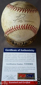 PRINCE FIELDER Signed Batting Practice '03 Used Baseball Autograph PSA/DNA Auto - Picture 1 of 8