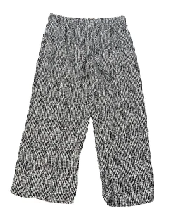 Over Kleshas Damen Capri schwarz-weiß leicht Kordelzug Größe L - Bild 1 von 5