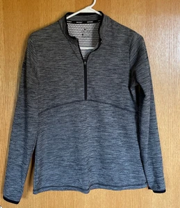 Nike Golf 1/4 Pullover Women's Sz Medium Gray Fitted Long Sleeve DRI-FIT - Picture 1 of 19