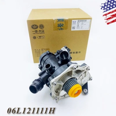 Genuine Water Pump Thermostat Housing For Audi A3 A4 A6 VW 1.8T 2.0T EA888 Gen3 Foto 1 de 4