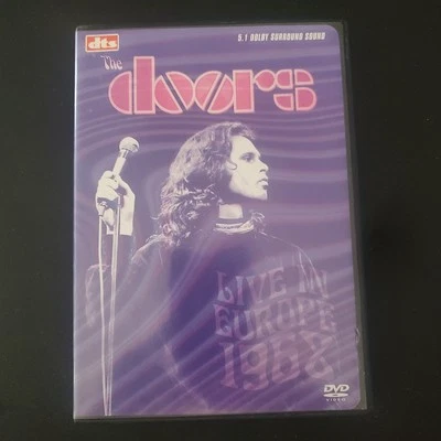 The Doors Live In Europe 1968 DVD Used In Original Case Works *Case Is Broken* - Image 1 of 4
