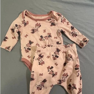 Disney Baby Minnie Mädchen 6 Monate zweiteiliges Jogginganzug Set  - Bild 1 von 6