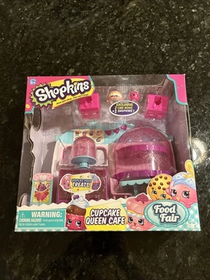 Shopkins Cupcake Queen Cafe Food Fair Ages 5+ NEW - Image 1 of 4