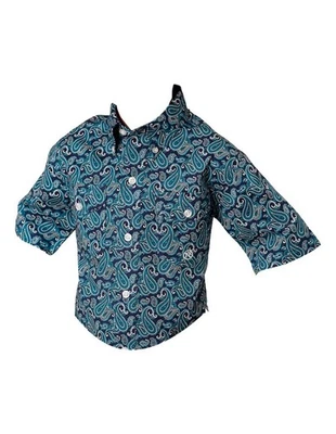 Camisa Roper Western Niño Manga Corta Verde Cachemira 03-031-0325-2009 GR Foto 1 de 2