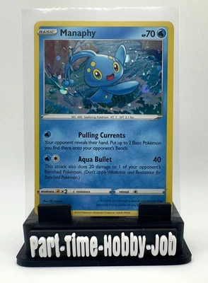 Manaphy Swsh275 Swsh: Sword & Shield Promo Cards Holo Case & Stand Included🔥 - Image 1 of 4