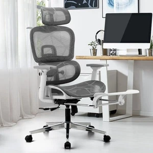 Oikiture Ergonomic Office Chair Mesh Executive Seat Computer Chairs WH&GY - Picture 1 of 10