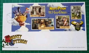 2025 MONTY PYTHON MINIATURE SHEET ON ROYAL MAIL FDC THE CIRCUS BATH PMK - Picture 1 of 2