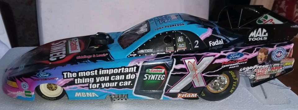 2003 Tony Pedregon Castrol Syntec/ X-Men Mustang Funny Car 1 of 3,414 P/N 104364 - Image 1 of 4