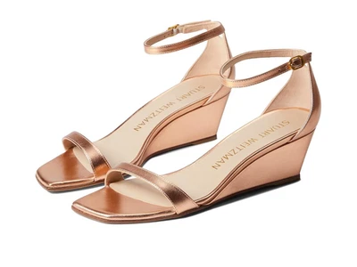 Stuarts Wietzman Nudistcurve 50 Wedge Heels Mango, Size 10 B - Image 1 of 4