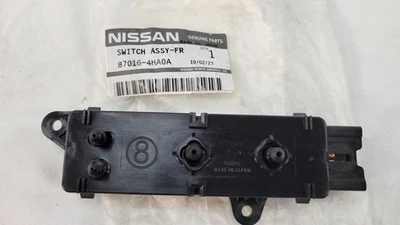 Interruptor de control de asiento delantero derecho original Infiniti Q50 Q60 2014-2023 87016-4HA0A Foto 1 de 4