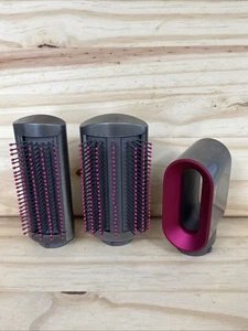 Juego de accesorios de cepillo suavizante Dyson Airwrap Styler - níquel/fucsia - Imagen 1 de 3