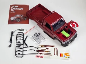 MN82 Body Shell with Accessories Red 1/12 Scale RC Truck Toyota Crawler Part NEW - Picture 1 of 24