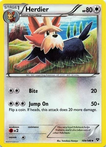 Herdier 109/146 XY Base Set Uncommon - LP - Picture 1 of 2