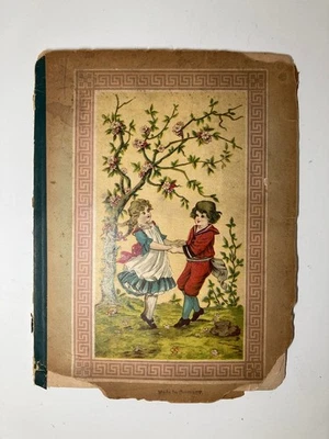 🌟 Rare Early Movable Picture Book: Schaller & Kirn's "The Golden Book" c 1885 - Image 1 of 4