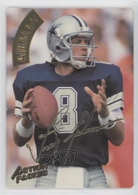1994 Action Packed Gold Signatures Troy Aikman #20 HOF - Image 1 of 2