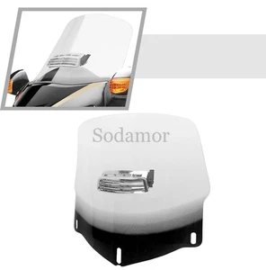 Motorcycle Windshield+Chrome Air Vent For Honda Gold Wing Audio Comfort GL1800HP - Bild 1 von 17