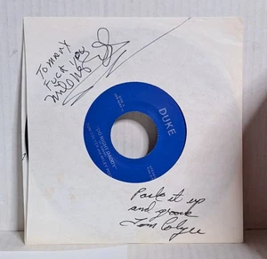 Wiley Post Signed 45 Record DO RIGHT DADDY / HIGH RISK Funk Soul Disco DJ Single - Picture 1 of 3