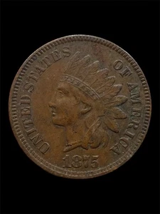 1875 1C Indian Head Cent Brandneu, 25.11.25, kostenloser Versand - Bild 1 von 2