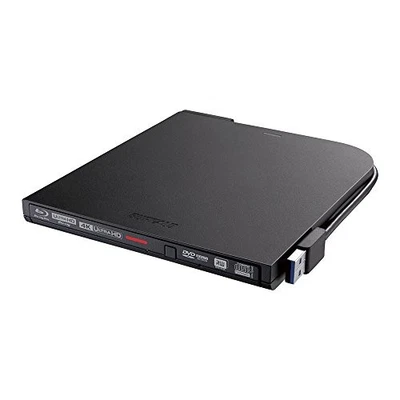 Buffalo Portable Blu-ray Drive BRUHD-PU3-BK Black UHD BD compatible - Image 1 of 4