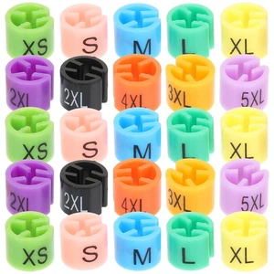 200 piezas etiquetas creativas codificadas por colores perchas clasificación perchas marcador - Imagen 1 de 12