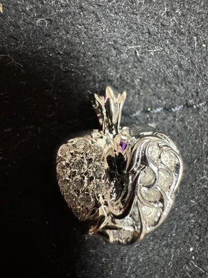 Colgante corazón estilo corazones cromo 18k Foto 1 de 4