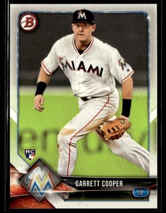 2018 Bowman #74 Garrett Cooper Miami Marlins Rookie