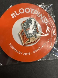 NEW! Loot Crate Exclusive Lootpins February 2016 Walking Dead Enamel Pin - Picture 1 of 3