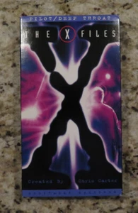 The X-Files: Pilot / Deep Throat VHS, 1996, Duchovny / Anderson, 2 Cards, Sealed - Picture 1 of 3