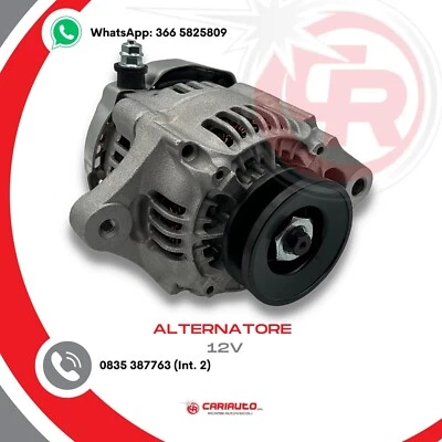 Alternatore Piaggio Porter Daihatsu Hijet 0.8/1.0 Benzina Kubota Aixam DIESEL - Immagine 1 di 4