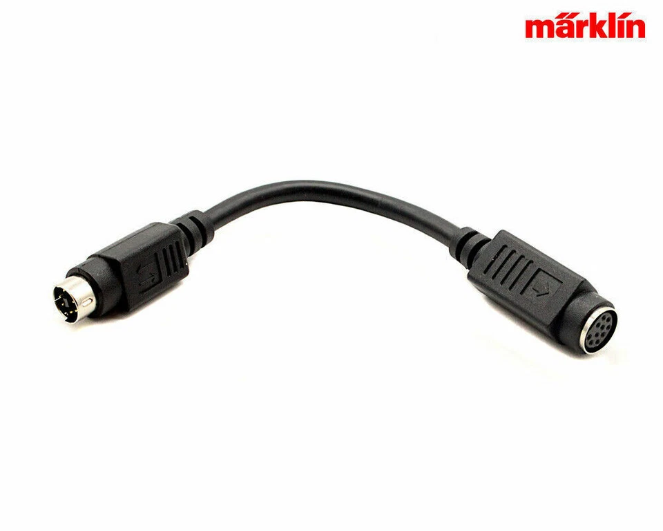 Märklin 60124, 610479, New, Ten to Seven Pin Adapter Cable For Mobile Stations   - Image 1 of 1