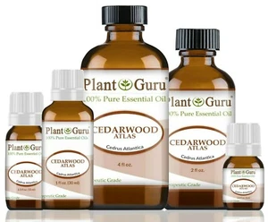 Cedarwood Essential Oil 100% Pure Natural Therapeutic Grade Cedar Wood Oils - Picture 1 of 8