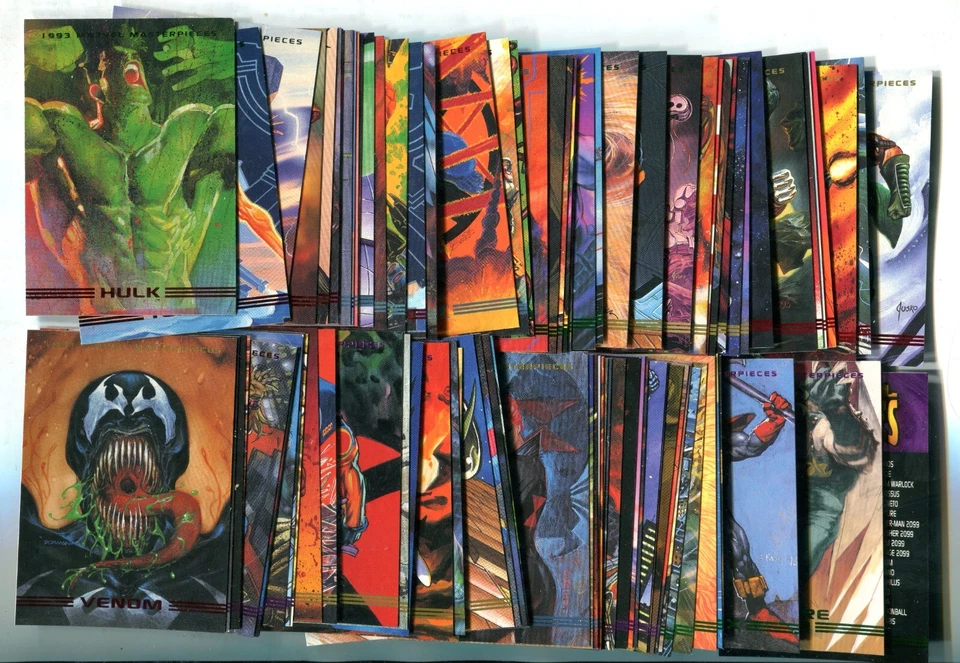 Skybox Marvel Masterpieces 1993 set completo 1-90 Avengers X-Men Spider-Man +++ Foto 1 de 1