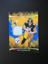 2021 Panini Origins Pat Freiermuth RC Rookie Patch Blue #RP-PF Steelers #d 49/49