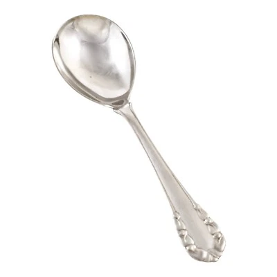 Antique Georg Jensen 830 silver Lily of the Valley / Liljekonval serving spoon - Image 1 of 4