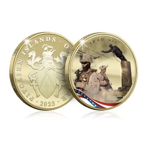 American Patriot Gold Coin Series - USA Conflicts and Wars - The Iraq War - Picture 1 of 3