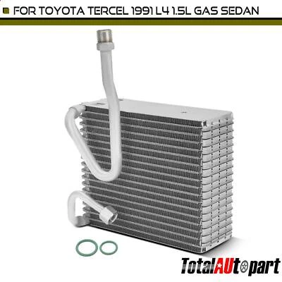 Aluminum A/C Evaporator Core Serpentine for Toyota Tercel 1991 Front 8850116100 - Image 1 of 4