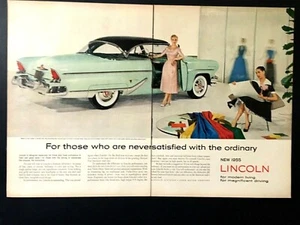 1955 Lincoln Ad For those who are never satisfied with ordinary Lincoln Capri - Picture 1 of 1