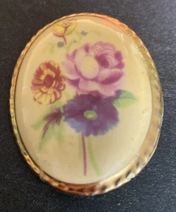 Vintage Aynsley hand painted Button in China - Picture 1 of 2